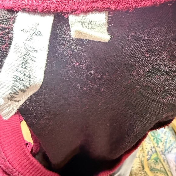 Floral Lace red Women's Top, medium - Picture 5 of 6